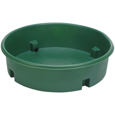 BAC ECO ROND PLASTIQUE VERT 400L PATURAGE COBEVIM