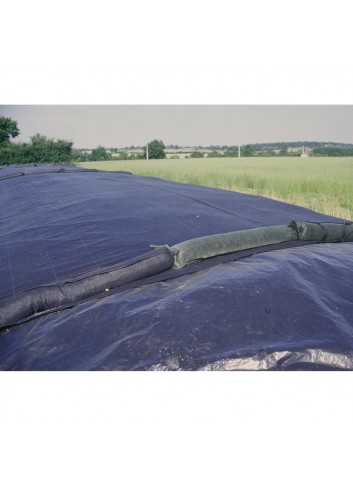 Bâche plastique d'ensilage noir/blanc, le rouleau de 10m x 50m (150 mic/500  m2), Bâches plastiques d'ensilage, Protection des silos