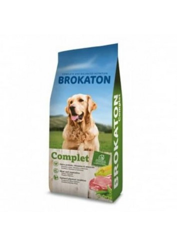 Croquettes chien brokaton complet 20kg
